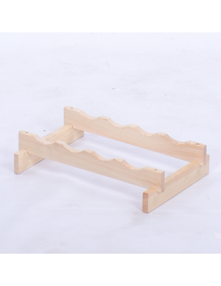 Modułowe stojaki do butelek RW11 - Stojak na wino regał modułowy na butelki 1x4 but WĄSKI ECO BEZ NARZĘDZI - produkt b2b.wamar.biz 3