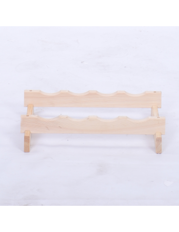 Modułowe stojaki do butelek RW11 - Stojak na wino regał modułowy na butelki 1x4 but WĄSKI ECO BEZ NARZĘDZI - produkt 4