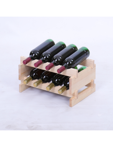 Stojak na wino regał modułowy na butelki 2x4 but WĄSKI ECO BEZ NARZĘDZI - product 2