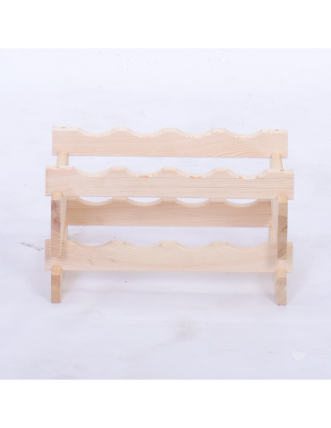 Modułowe stojaki do butelek RW11 - Stojak na wino regał modułowy na butelki 2x4 but WĄSKI ECO BEZ NARZĘDZI - produkt 4