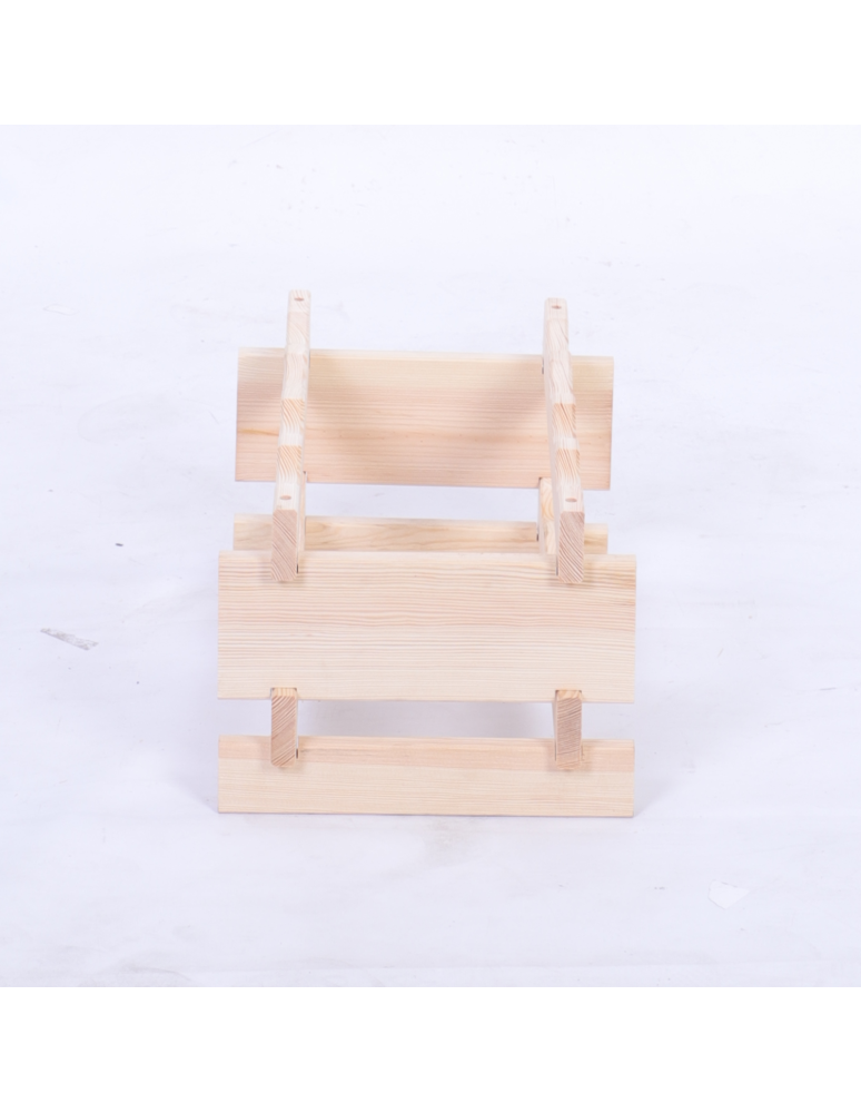 Modułowe stojaki do butelek RW11 - Stojak na wino regał modułowy na butelki 2x4 but WĄSKI ECO BEZ NARZĘDZI - produkt b2b.wamar.biz 5