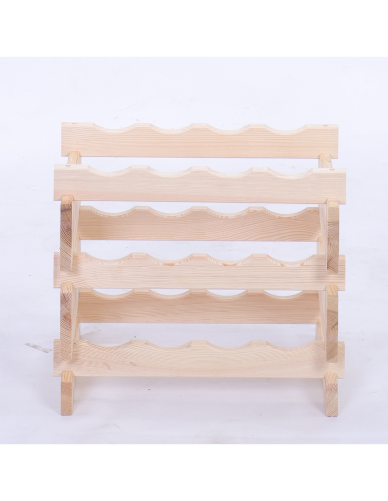 Modułowe stojaki do butelek RW11 - Stojak na wino regał modułowy na butelki 3x4 but WĄSKI ECO BEZ NARZĘDZI - produkt b2b.wamar.biz 4