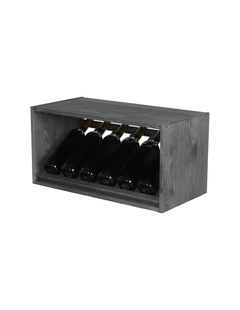 Skrzynkowe regały RW61 - Regał na wino modułowy stojak na wino szafka na butelki 5 butelek SKOŚNY - product b2b.wamar.biz 18