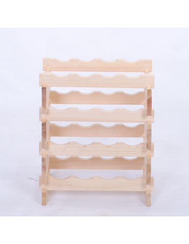 Modułowe stojaki do butelek RW11 - Stojak na wino regał modułowy na butelki 4x4 but WĄSKI ECO BEZ NARZĘDZI - produkt 4