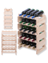 Stojak na wino regał modułowy na butelki 5x4 but BUDUJ JAK KLOCKI EKO