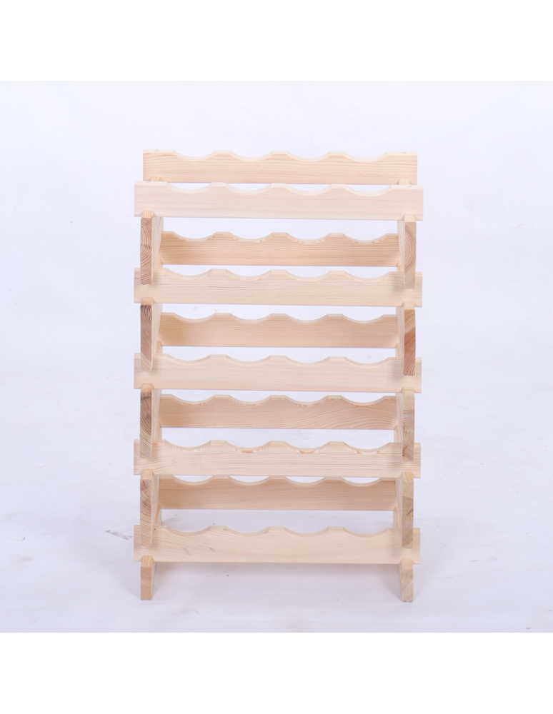 Modułowe stojaki do butelek RW11 - Stojak na wino regał modułowy na butelki 5x4 but BUDUJ JAK KLOCKI EKO - product b2b.wamar.biz 4