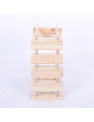 Modułowe stojaki do butelek RW11 - Stojak na wino regał modułowy na butelki 5x4 but BUDUJ JAK KLOCKI EKO - product 5