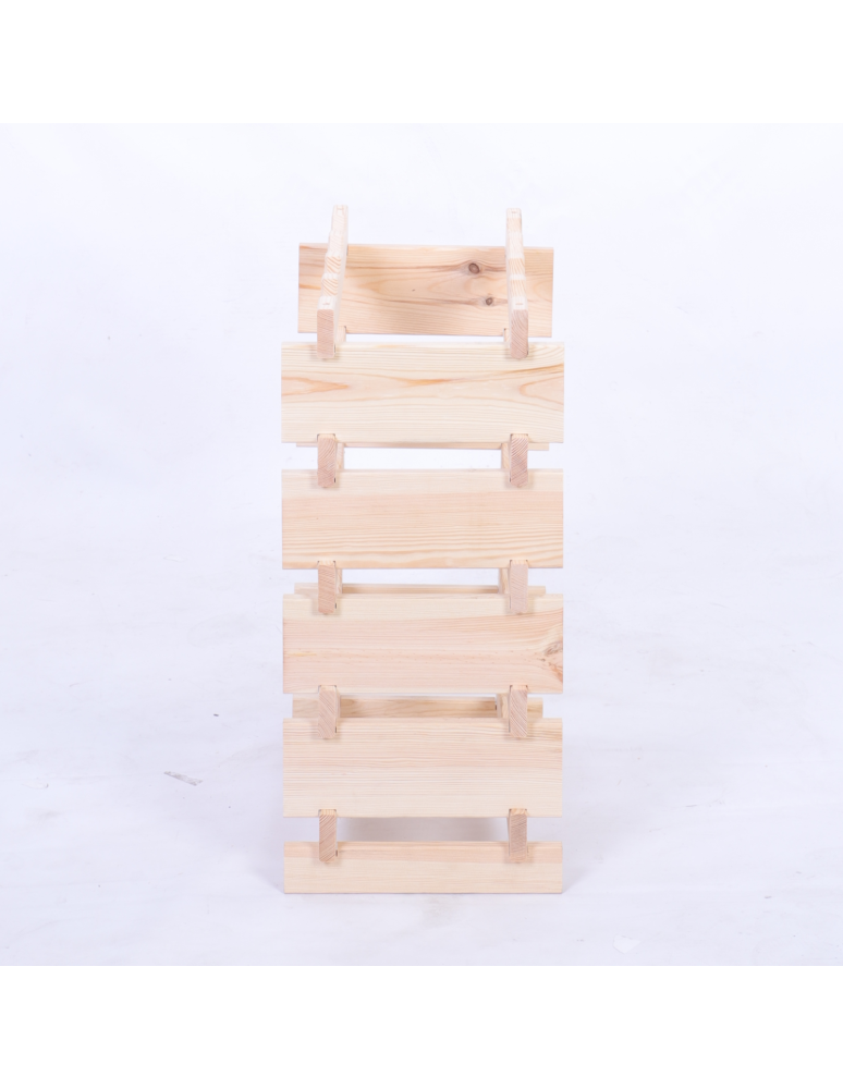 Modułowe stojaki do butelek RW11 - Stojak na wino regał modułowy na butelki 5x4 but BUDUJ JAK KLOCKI EKO - product b2b.wamar.biz 5