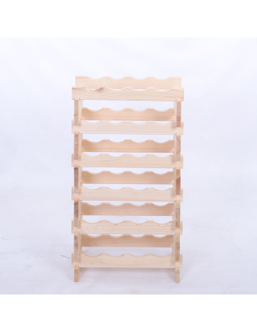 Modułowe stojaki do butelek RW11 - Stojak na wino regał modułowy na butelki 6x4 but BUDUJ JAK KLOCKI EKO - produkt 4