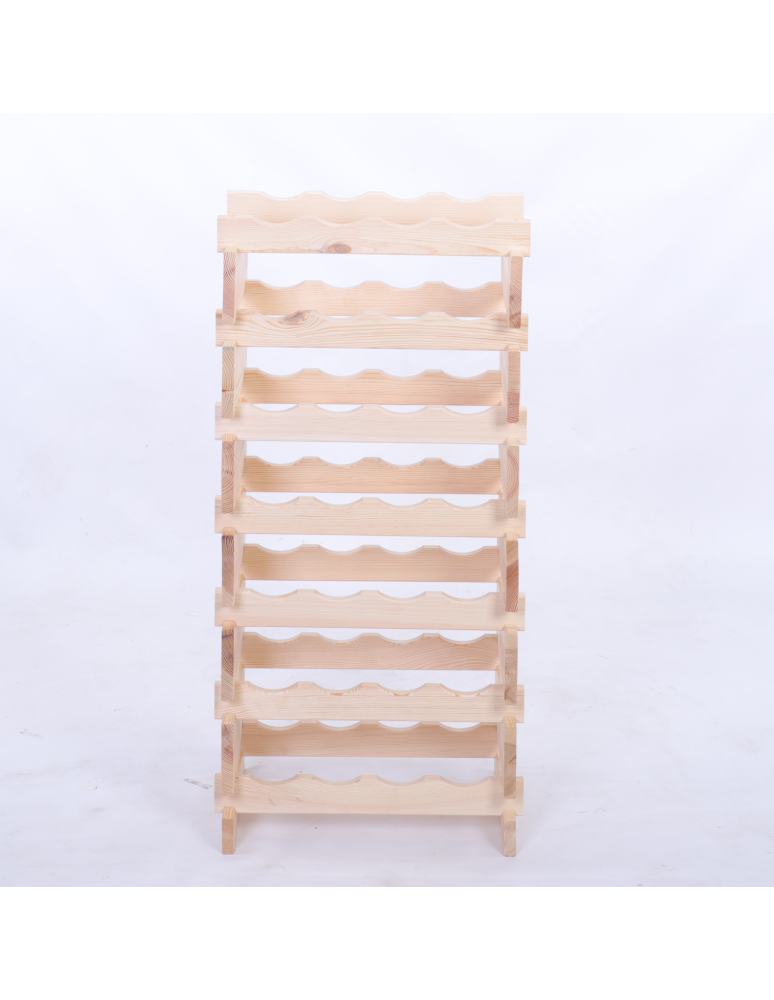 Modułowe stojaki do butelek RW11 - Stojak na wino regał modułowy na butelki 7x4 but BUDUJ JAK KLOCKI EKO - produkt b2b.wamar.biz 4