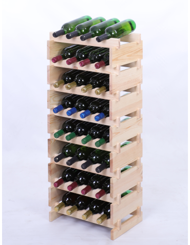 Stojak na wino regał modułowy na butelki 8x4 but WĄSKI ECO BEZ NARZĘDZI - produkt 2