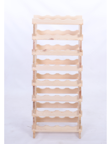 Modułowe stojaki do butelek RW11 - Stojak na wino regał modułowy na butelki 8x4 but WĄSKI ECO BEZ NARZĘDZI - product 4