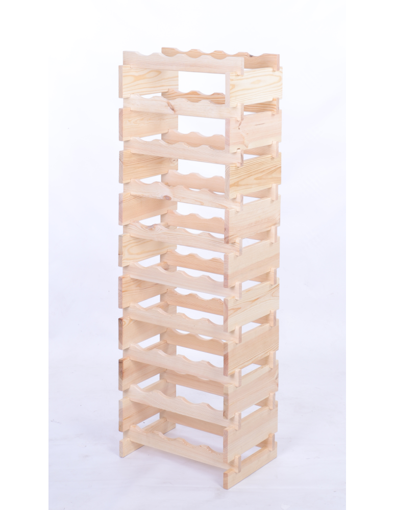 Modułowe stojaki do butelek RW11 - Stojak na wino regał modułowy na butelki 10x4 but DUŻY MONTAŻ BEZ NARZĘDZI - produkt b2b.wamar.biz 3