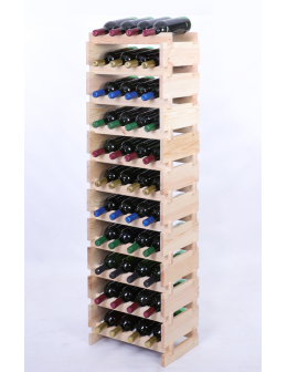 Stojak na wino regał modułowy na butelki 11x4 but DUŻY MONTAŻ BEZ NARZĘDZI - product 2