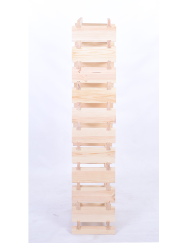 Modułowe stojaki do butelek RW11 - Stojak na wino regał modułowy na butelki 11x4 but DUŻY MONTAŻ BEZ NARZĘDZI - product 5