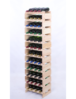 Stojak na wino regał modułowy na butelki 12x4 but DUŻY MONTAŻ BEZ NARZĘDZI - product 2