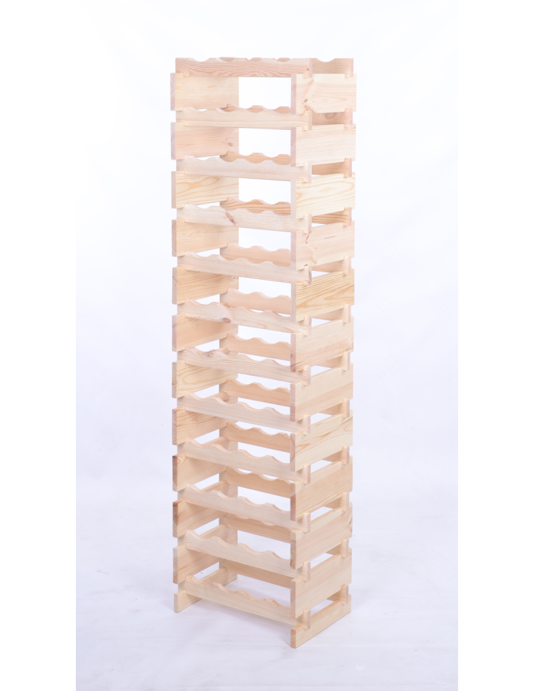 Modułowe stojaki do butelek RW11 - Stojak na wino regał modułowy na butelki 12x4 but DUŻY MONTAŻ BEZ NARZĘDZI - produkt b2b.wamar.biz 3