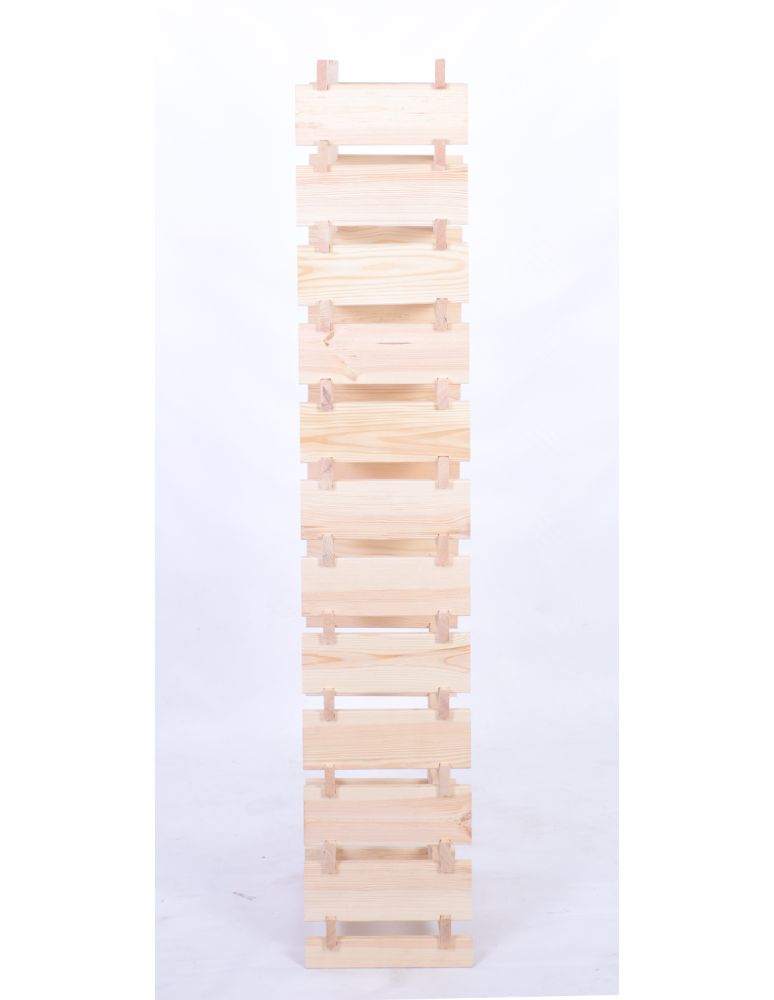 Modułowe stojaki do butelek RW11 - Stojak na wino regał modułowy na butelki 12x4 but DUŻY MONTAŻ BEZ NARZĘDZI - produkt b2b.wamar.biz 5