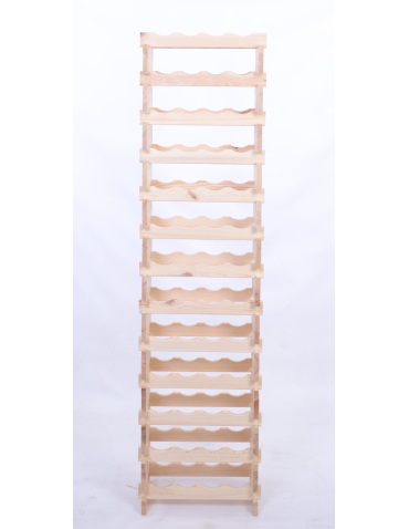 Modułowe stojaki do butelek RW11 - Stojak na wino regał modułowy na butelki 13x4 but WĄSKI ECO BEZ NARZĘDZI - produkt 4