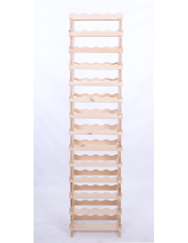 Modułowe stojaki do butelek RW11 - Stojak na wino regał modułowy na butelki 14x4 but WĄSKI ECO BEZ NARZĘDZI - produkt 4