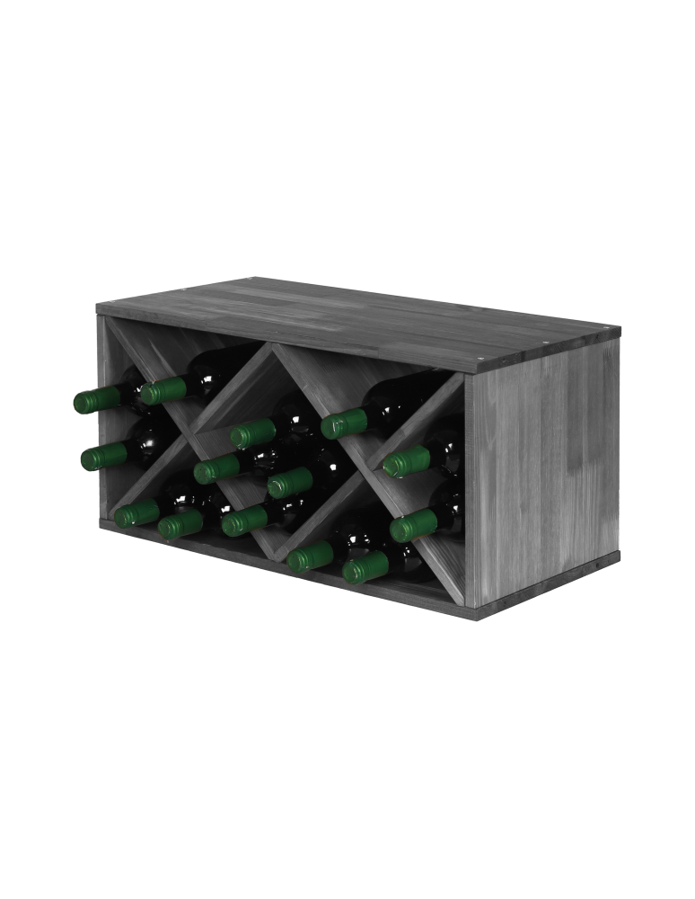 Skrzynkowe regały RW61 - Regał na wino modułowy stojak na wino szafka na butelki 14 butelek .:. - product b2b.wamar.biz 21