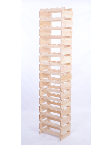 Modułowe stojaki do butelek RW11 - Stojak na wino regał modułowy na butelki 15x4 but WYSOKI BEZ NARZĘDZI - product 3
