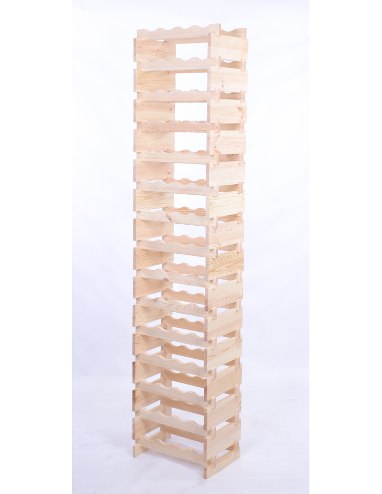 Modułowe stojaki do butelek RW11 - Stojak na wino regał modułowy na butelki 15x4 but WYSOKI BEZ NARZĘDZI - product b2b.wamar.biz 3