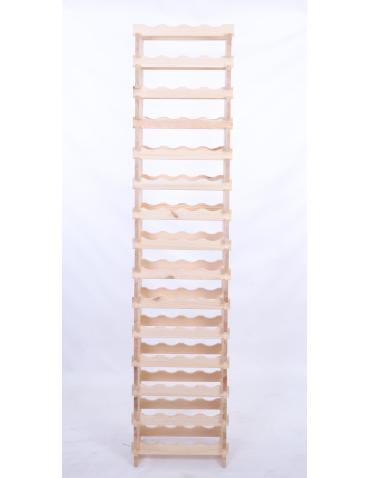 Modułowe stojaki do butelek RW11 - Stojak na wino regał modułowy na butelki 15x4 but WYSOKI BEZ NARZĘDZI - product 4