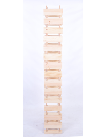 Modułowe stojaki do butelek RW11 - Stojak na wino regał modułowy na butelki 15x4 but WYSOKI BEZ NARZĘDZI - product 5