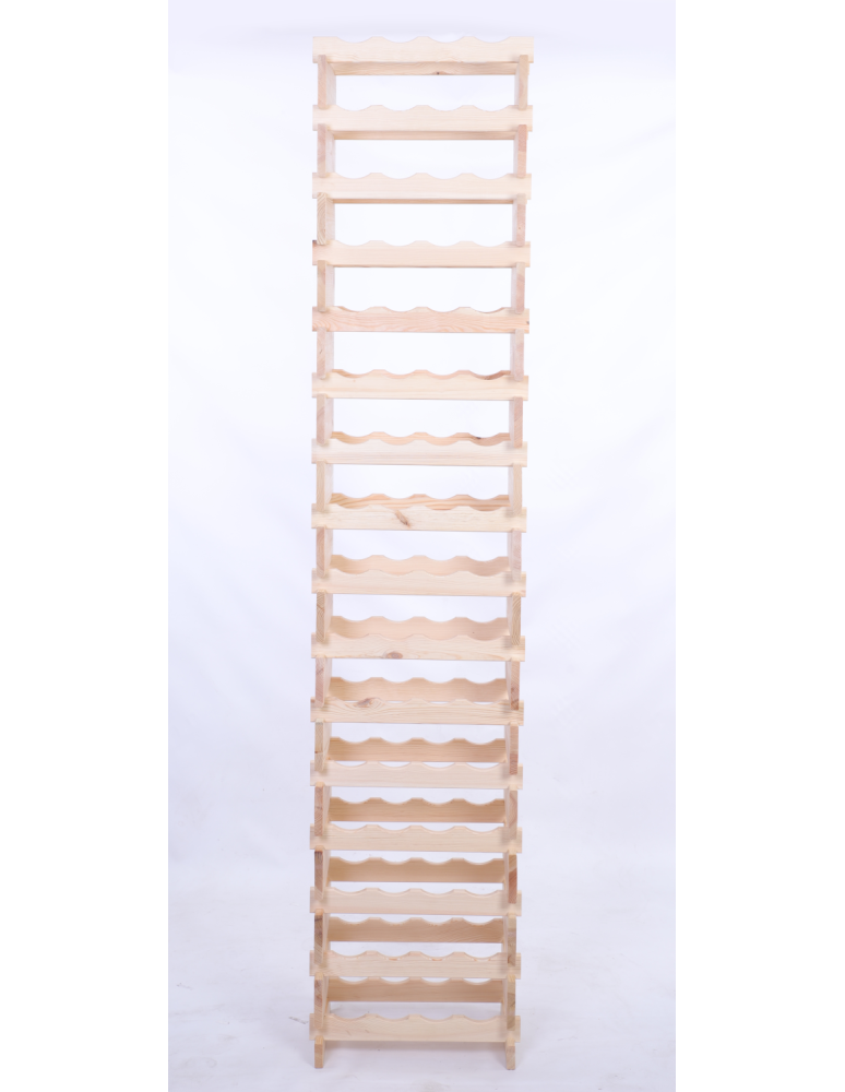 Modułowe stojaki do butelek RW11 - Stojak na wino regał modułowy na butelki 16x4 but WYSOKI BEZ NARZĘDZI - product b2b.wamar.biz 4