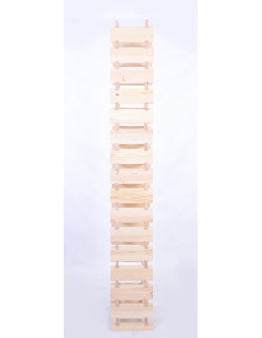 Modułowe stojaki do butelek RW11 - Stojak na wino regał modułowy na butelki 16x4 but WYSOKI BEZ NARZĘDZI - product 5