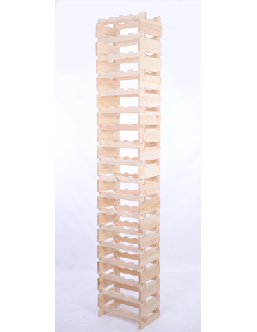 Modułowe stojaki do butelek RW11 - Stojak na wino regał modułowy na butelki 17x4 but WYSOKI BEZ NARZĘDZI - product 3