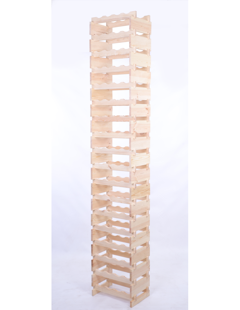 Modułowe stojaki do butelek RW11 - Stojak na wino regał modułowy na butelki 17x4 but WYSOKI BEZ NARZĘDZI - product b2b.wamar.biz 3