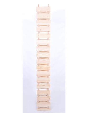 Modułowe stojaki do butelek RW11 - Stojak na wino regał modułowy na butelki 17x4 but WYSOKI BEZ NARZĘDZI - product 5