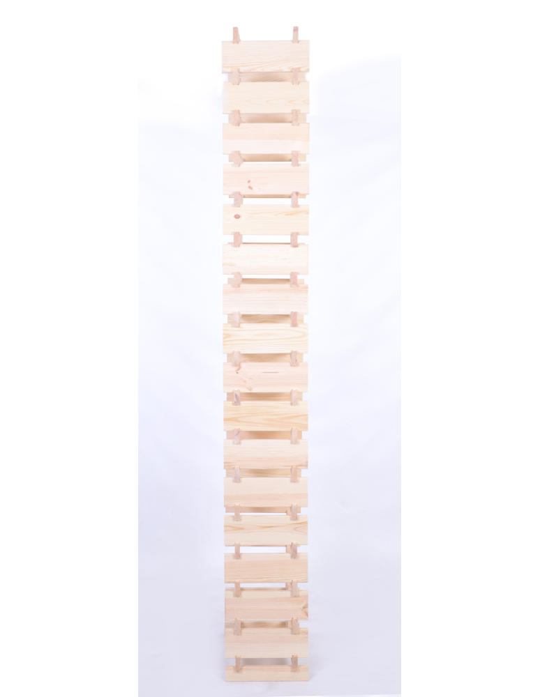 Modułowe stojaki do butelek RW11 - Stojak na wino regał modułowy na butelki 17x4 but WYSOKI BEZ NARZĘDZI - product b2b.wamar.biz 5