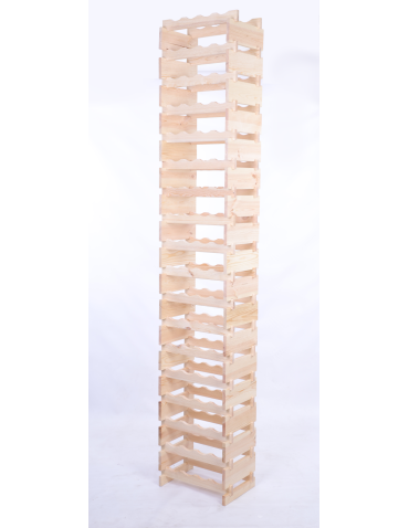 Modułowe stojaki do butelek RW11 - Stojak na wino regał modułowy na butelki 18x4 but WYSOKI BEZ NARZĘDZI - produkt 3