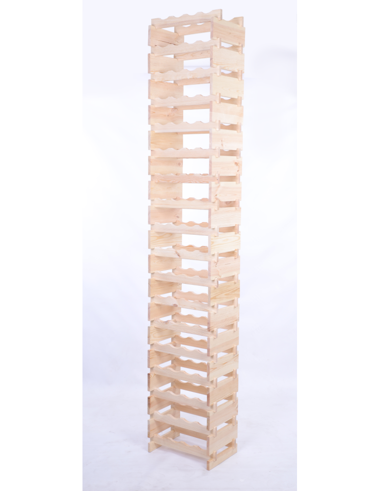 Modułowe stojaki do butelek RW11 - Stojak na wino regał modułowy na butelki 18x4 but WYSOKI BEZ NARZĘDZI - produkt b2b.wamar.biz 3