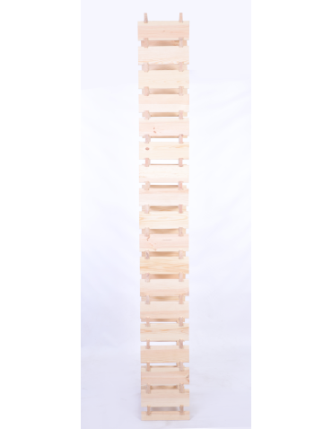 Modułowe stojaki do butelek RW11 - Stojak na wino regał modułowy na butelki 18x4 but WYSOKI BEZ NARZĘDZI - produkt 5