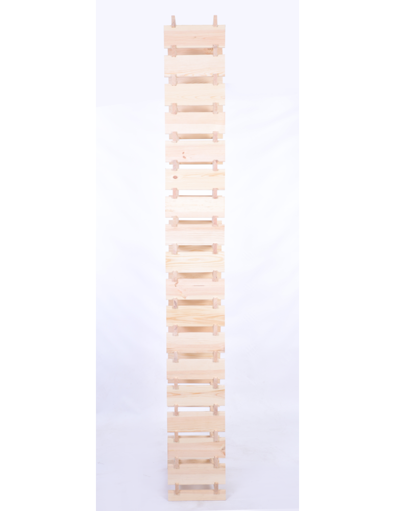 Modułowe stojaki do butelek RW11 - Stojak na wino regał modułowy na butelki 18x4 but WYSOKI BEZ NARZĘDZI - produkt b2b.wamar.biz 5