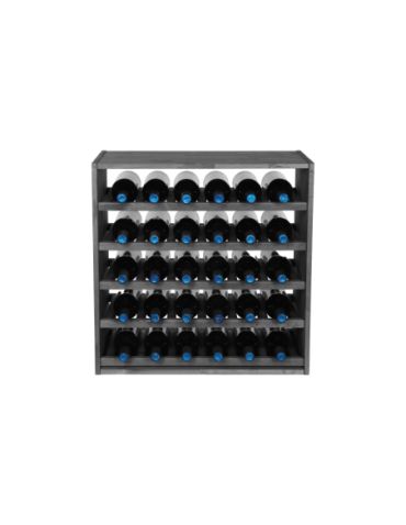 Skrzynkowe regały RW61 - Regał na wino modułowy stojak na wino szafka na butelki 30 butelek 5 leżni - product 18