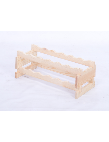 Modułowe stojaki do butelek RW11 - Stojak na butelki regał modułowy na wino 2x6 but POLSKI EKO BEZ NARZĘDZI - product 3