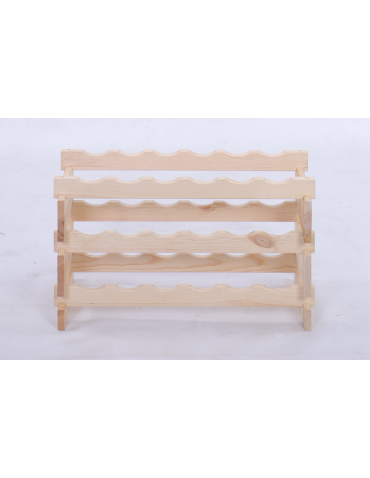 Modułowe stojaki do butelek RW11 - Stojak na butelki regał modułowy na wino 3x6 but POLSKI EKO BEZ NARZĘDZI - produkt 4