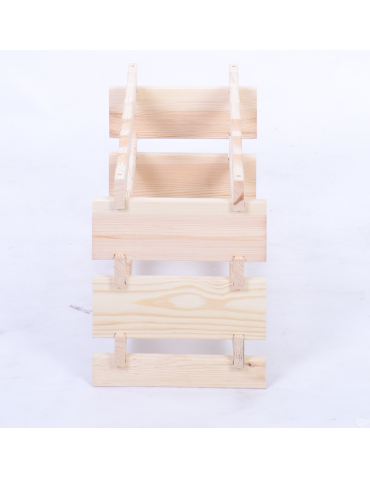 Modułowe stojaki do butelek RW11 - Stojak na butelki regał modułowy na wino 3x6 but POLSKI EKO BEZ NARZĘDZI - produkt 5