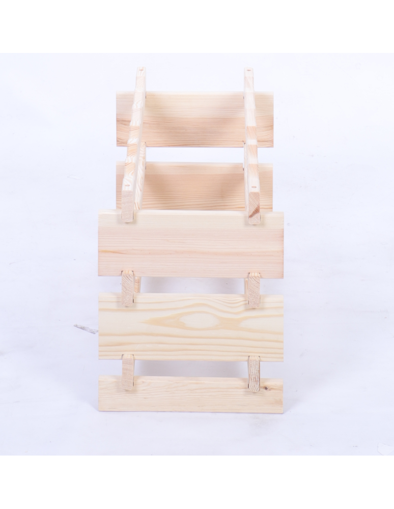 Modułowe stojaki do butelek RW11 - Stojak na butelki regał modułowy na wino 3x6 but POLSKI EKO BEZ NARZĘDZI - produkt b2b.wamar.biz 5