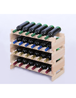 Stojak na butelki regał modułowy na wino 4x6 but POLSKI EKO BEZ NARZĘDZI - product 2