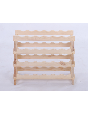 Modułowe stojaki do butelek RW11 - Stojak na butelki regał modułowy na wino 4x6 but POLSKI EKO BEZ NARZĘDZI - produkt 4