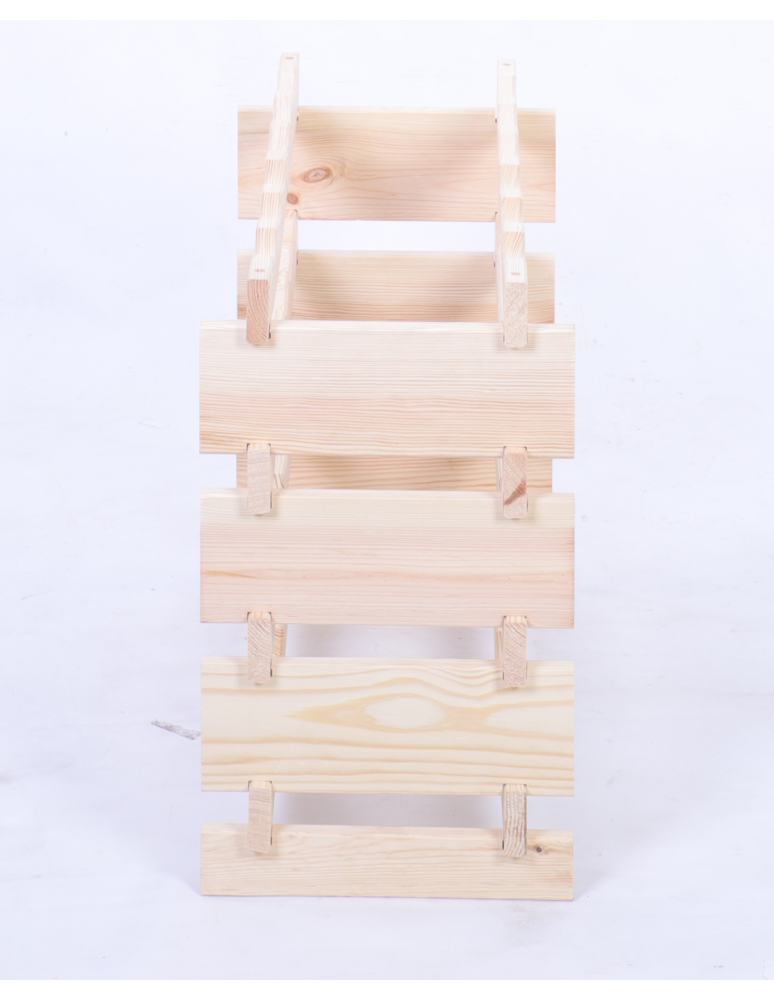 Modułowe stojaki do butelek RW11 - Stojak na butelki regał modułowy na wino 4x6 but POLSKI EKO BEZ NARZĘDZI - produkt b2b.wamar.biz 5