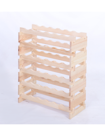 Modułowe stojaki do butelek RW11 - Stojak na butelki regał modułowy na wino 6x6 but BUDUJ JAK KLOCKI ECO - produkt 3