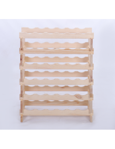 Modułowe stojaki do butelek RW11 - Stojak na butelki regał modułowy na wino 6x6 but BUDUJ JAK KLOCKI ECO - produkt 4