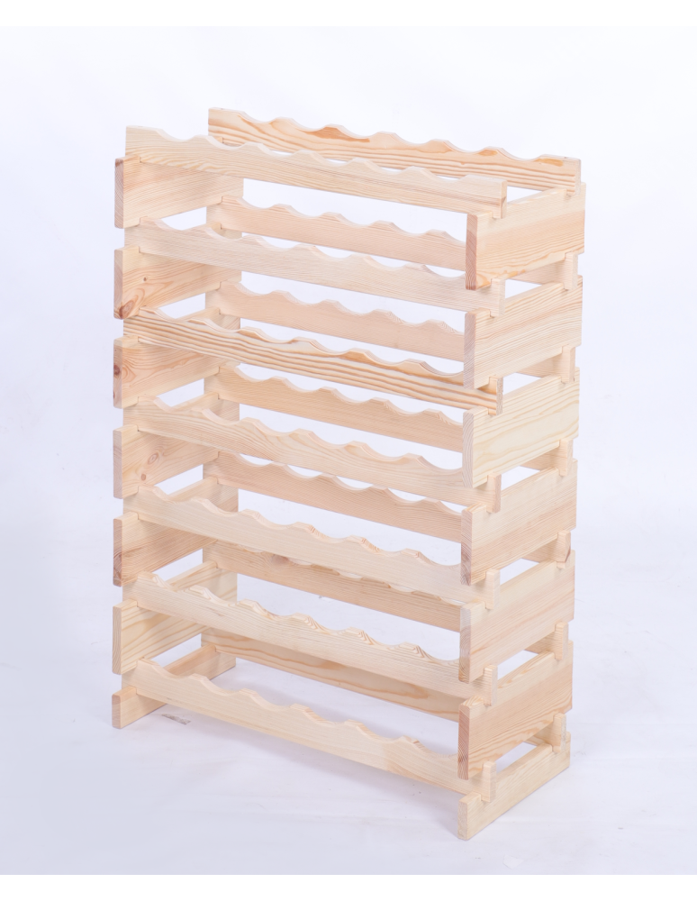 Modułowe stojaki do butelek RW11 - Stojak na butelki regał modułowy na wino 7x6 but BUDUJ JAK KLOCKI ECO - produkt b2b.wamar.biz 3